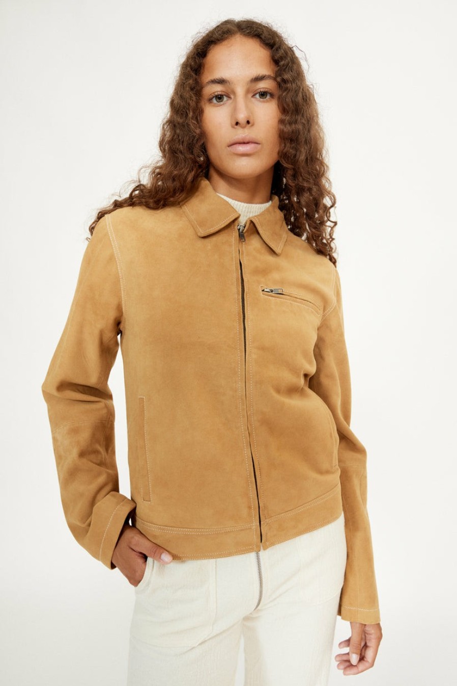 Jackets And Coats Musier Paris | Suede Jacket Bonny