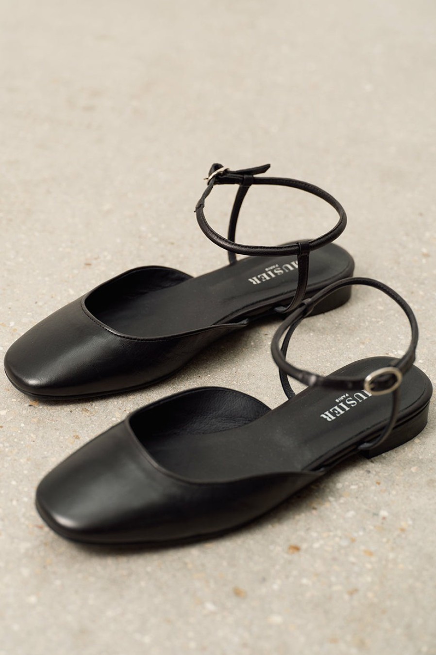 Chaussures & Accessoires Musier Paris | Open Toe Ballerinas Agnes