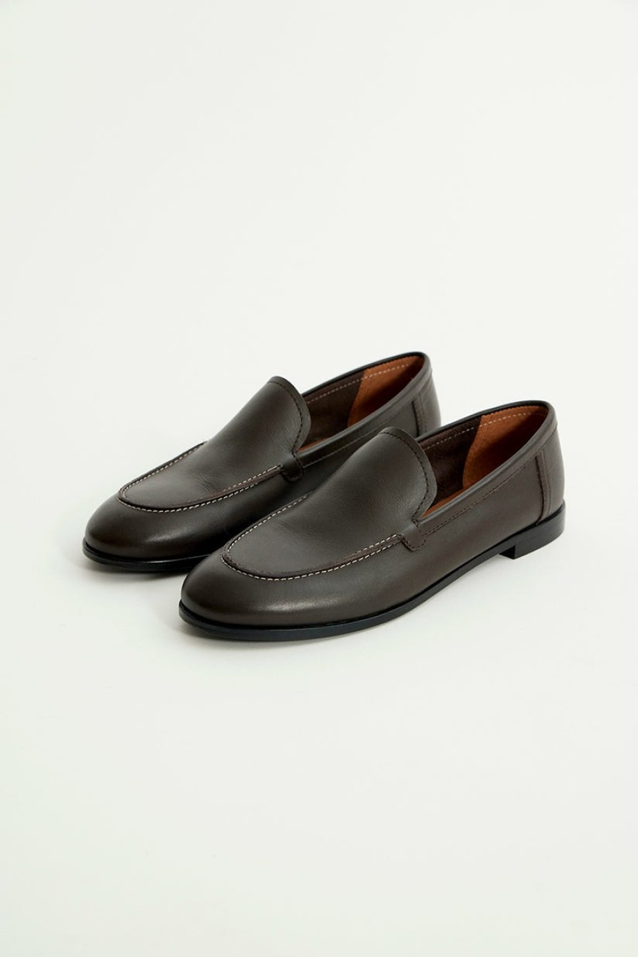 Chaussures & Accessoires Musier Paris | Leather Loafers Moca