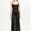 Dresses Musier Paris | Embroidered Long Dress Shine