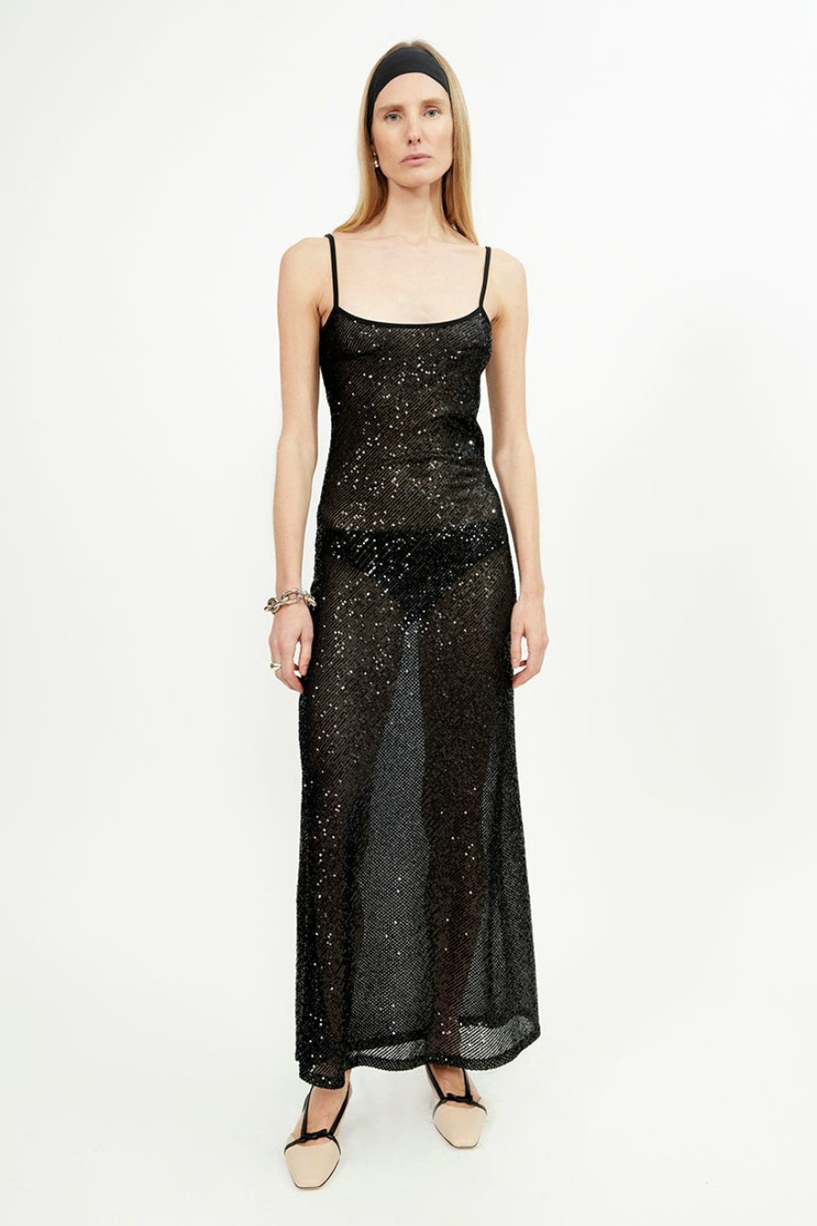 Evening Dresses Musier Paris | Embroidered Long Dress Shine