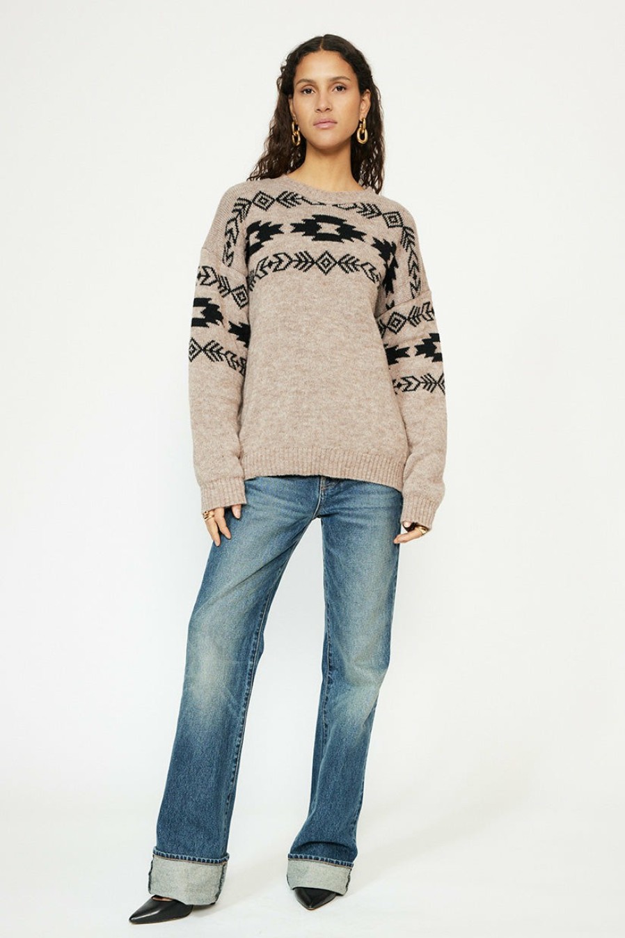 Sweaters & Cardigans Musier Paris | Jacquard Sweater Maroon